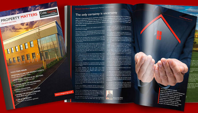 ‘Property Matters’ magazine  spreads the word for our client Coke Gearing.