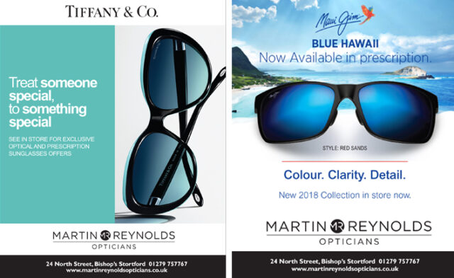 Simpsons eye-catching ads for local opticians