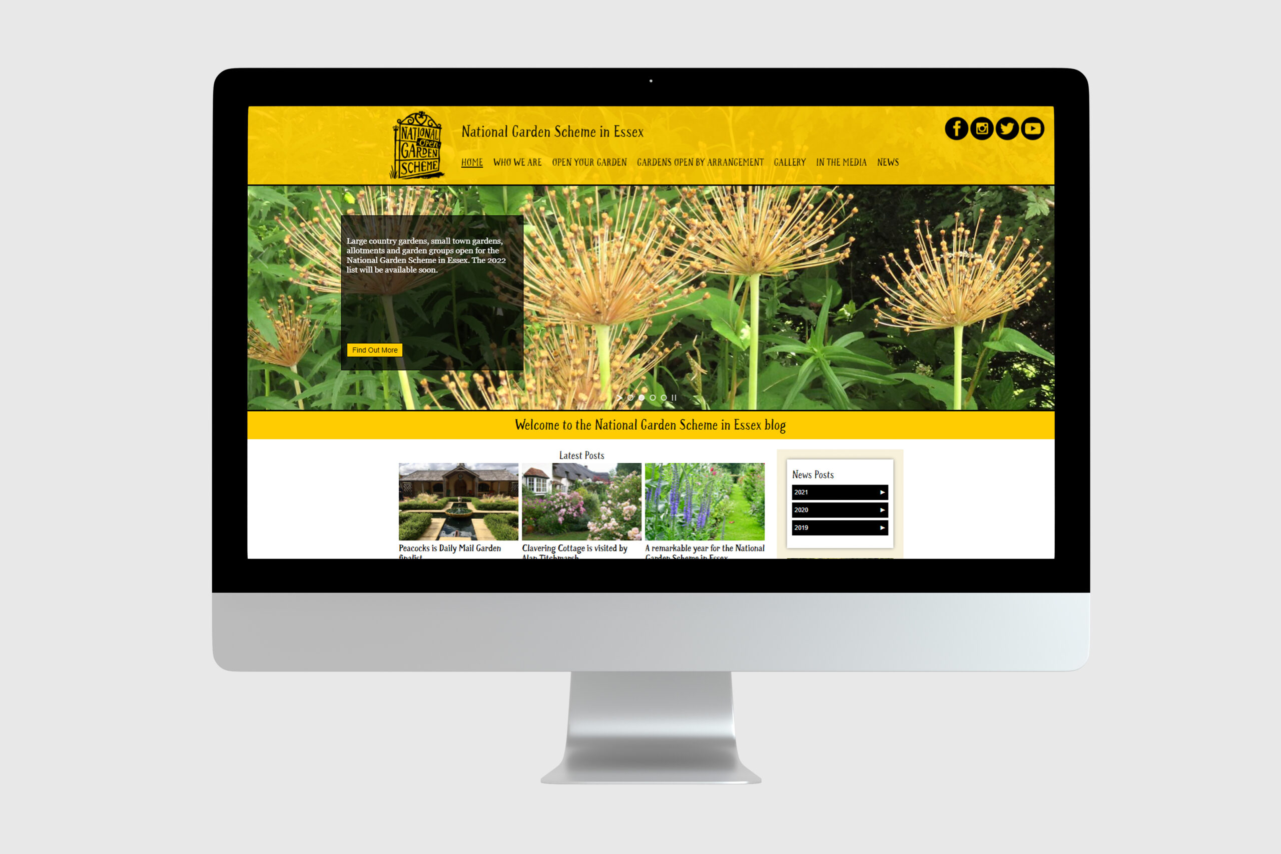 The National Garden Scheme Essex Website