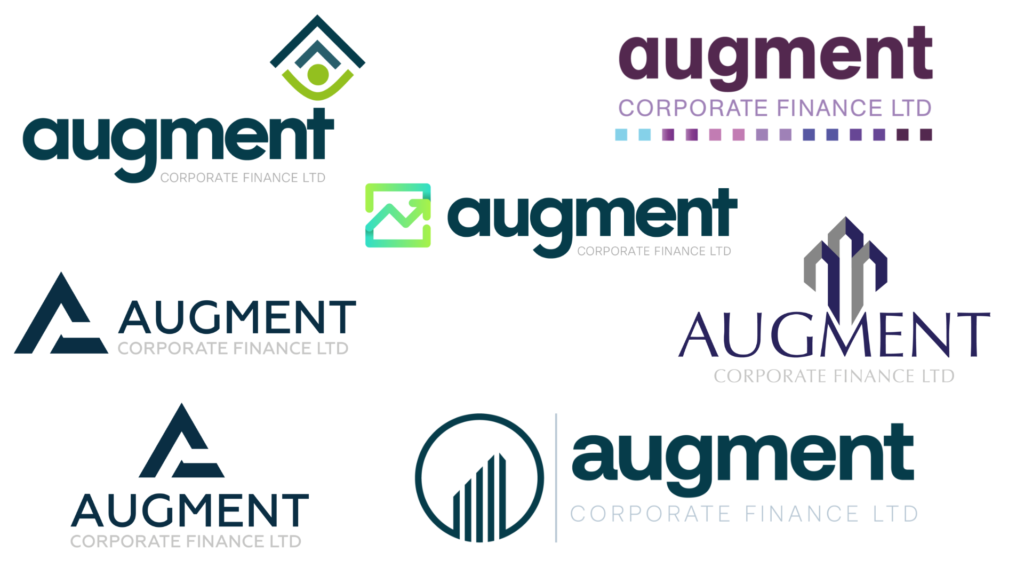 Augment Corporate Finance Initial Logo Ideas
