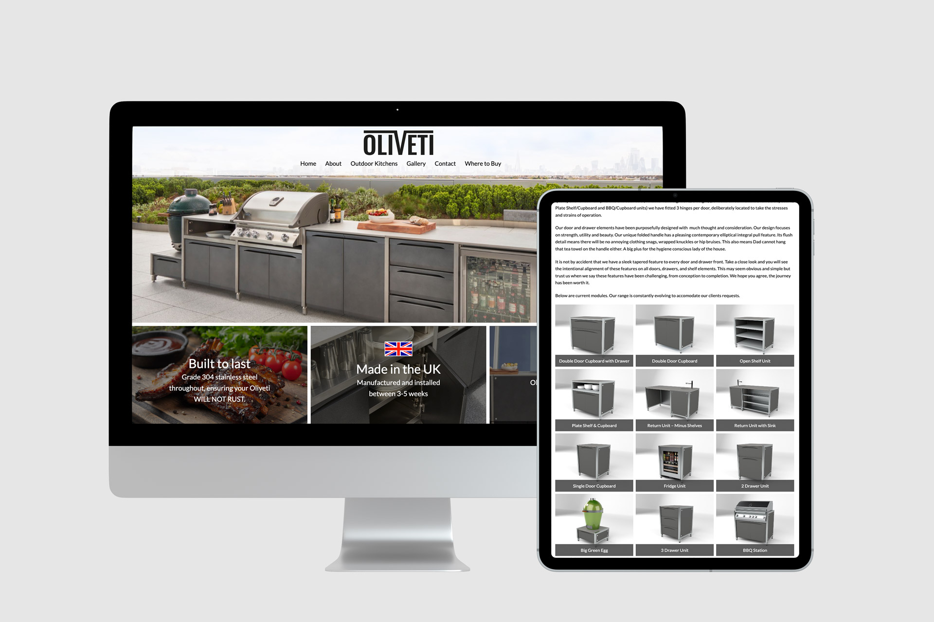 Oliveti WordPress Website Design