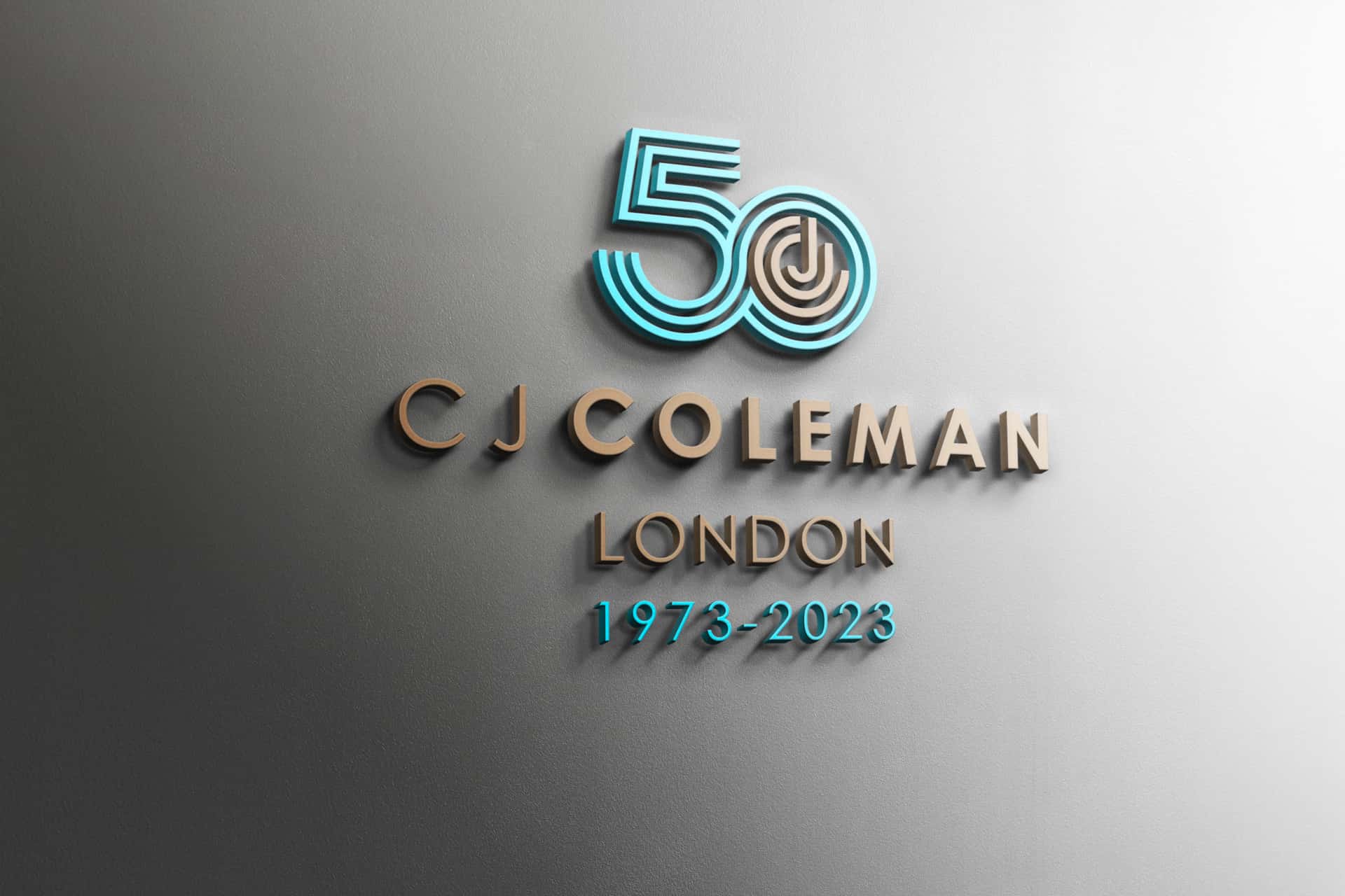 CJ Coleman new 50th logo design