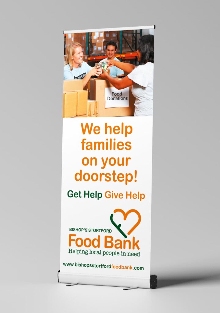 Food Bank Banner Up